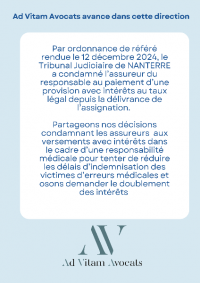 Faire appliquer des intérêts de retard en responsabilité médicale sur le modèle de la loi de 85